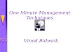 One Minute Management Techniques
