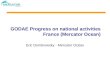 GODAE Progress on national activities France (Mercator Ocean)
