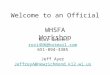Welcome to an Official  WHSFA Workshop