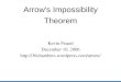 Arrow's Impossibility Theorem