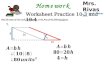 Worksheet Practice 10-3 and 10-4