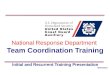National Response Department Team Coordination Training