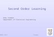 Second Order Learning