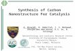 Synthesis of Carbon Nanostructure For Catalysis