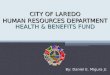 CITY OF LAREDO HUMAN RESOURCES DEPARTMENT