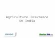 Agriculture Insurance in India