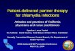 Patient-delivered partner therapy for chlamydia infections