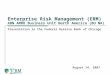 Enterprise Risk Management (ERM) ABN AMRO Business Unit North America (BU NA)