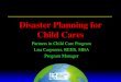 Disaster Planning for Child Cares