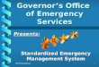 Governor’s Office  of Emergency Services