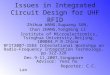 Issues in Integrated Circuit Design for UHF RFID