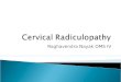 Cervical  Radiculopathy