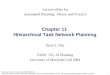 Chapter 11  Hierarchical Task Network Planning