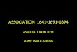 ASSOCIATION  1641-1691-1694