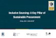 Inclusive Sourcing: A Key Pillar of Sustainable Procurement