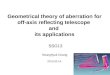 Geometrical theory of aberration for off-axis reflecting telescope  and  its applications