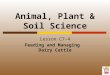 Animal, Plant & Soil Science