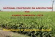 NATIONAL CONFRENCE ON AGRICULTURE FOR  KHARIF COMPAIGN - 2014