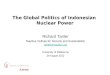 The Global Politics of Indonesian  Nuclear Power