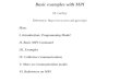 Plan: I. Introduction: Programming Model II. Basic MPI Command  III. Examples