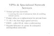 VPNs & Specialized Network Services