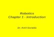 Robotics Chapter 1 - Introduction