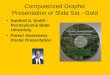 Computerized Graphic Presentation or Slide Set - Gold