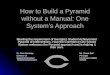 How to Build a Pyramid without a Manual: One System’s Approach
