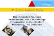 The Kingston College Framework  for Technology Integration in Curriculum Planning and Delivery