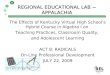 REGIONAL EDUCATIONAL LAB ~ APPALACHIA