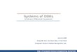 Systems of ODEs (Ordinary Differential Equations)