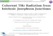 Coherent THz Radiation from Intrinsic Josephson Junctions