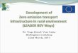 Development of  Zero emission transport  infrastructure in rural environment (LEADER BEV Ways)