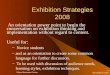 Exhibition Strategies 2008
