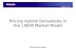 Pricing Hybrid Derivatives in the LIBOR Market Model