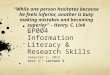 EP004 Information Literacy & Research Skills