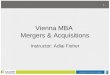 Vienna MBA  Mergers & Acquisitions