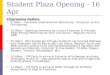 Student Plaza Opening - 16 Apr