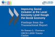 Improving Social Inclusion at the Local Economy Level though the Social Economy