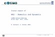 Status  report of WG2 -  Numerics and  Dynamics COSMO General Meeting 02-05 Sept. 2013, Sibiu