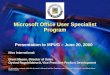 Microsoft Office User Specialist Program