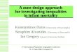 A zone design approach  for investigating inequalities  in infant mortality