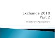 Exchange 2010 Part 2