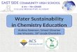 Water Sustainability in Chemistry Education