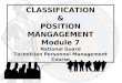 CLASSIFICATION & POSITION MANGAGEMENT Module 7 National Guard