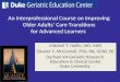 An Interprofessional Course on Improving Older Adults’ Care Transitions for Advanced Learners