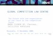 GLOBAL COMPETITION LAW CENTRE