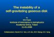 The instability of a self-gravitating gaseous disk