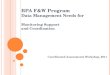 BPA F&W Program Data Management Needs for  Monitoring Support and Coordination