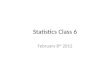 Statistics Class 6